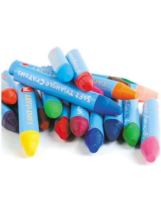 Micador Early Start Soft Triangle Crayons Pack 24 - ArtStore Online