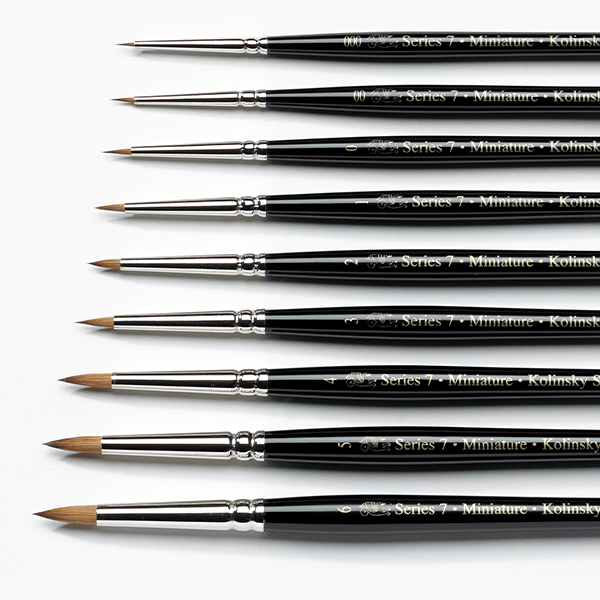 Winsor & Newton Series 7 Miniature Kolinsky Sable Brushes - ArtStore Online