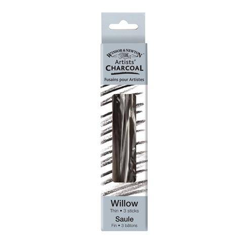 Winsor & Newton Willow Charcoal Sticks (Thin) - ArtStore Online