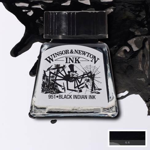 Winsor & Newton Waterproof Black Drawing Inks - ArtStore Online