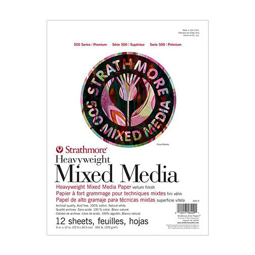 Strathmore 500 Series Heavyweight Mixed Media Pads - ArtStore Online
