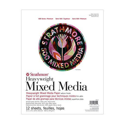 Strathmore 500 Series Heavyweight Mixed Media Pads - ArtStore Online