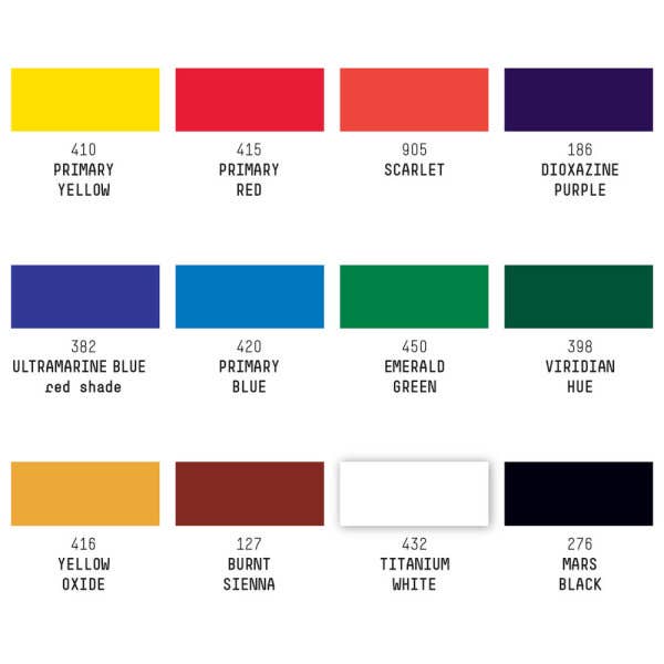 Liquitex Professional Acrylic Gouache Essentials Paint Set 12 - ArtStore Online