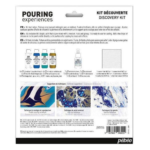Pebeo Pouring Experiences Discovery Kit - ArtStore Online