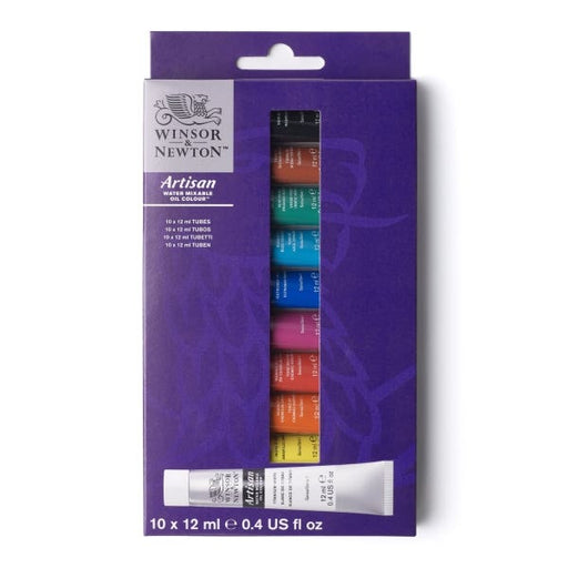 Winsor & Newton Artisan Water Mixable Oil Set 10 - ArtStore Online