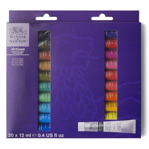 Winsor & Newton Artisan Water Mixable Oil Set 20 - ArtStore Online