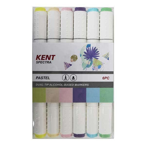 Kent Spectra Graphic Design Marker Set 6 (Pastels) - ArtStore Online