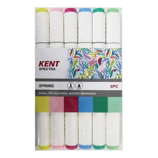 Kent Spectra Graphic Design Marker Set 6 (Spring) - ArtStore Online