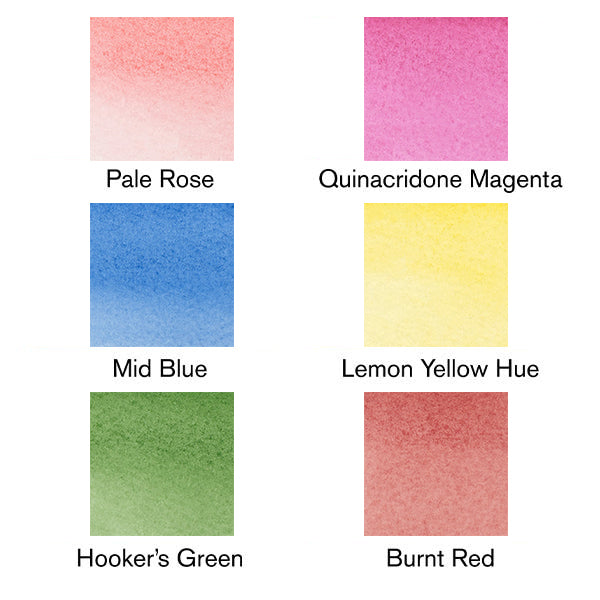 Winsor & Newton Promarker Watercolour Set 6 (Floral Tones) - ArtStore Online