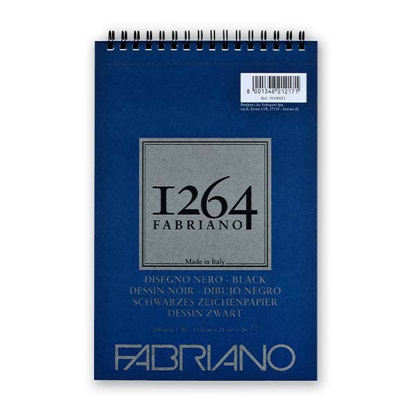 Fabriano 1264 Black Pads - ArtStore Online