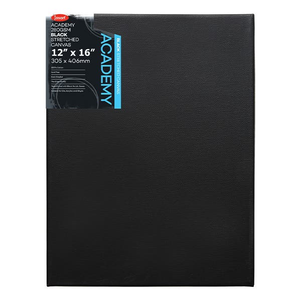 Jasart Academy Black Thin Edge Canvases - ArtStore Online