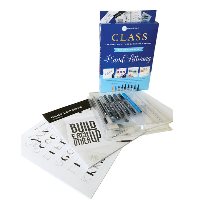Manuscript Class Teach Yourself Hand Lettering Kit | ArtStore Online