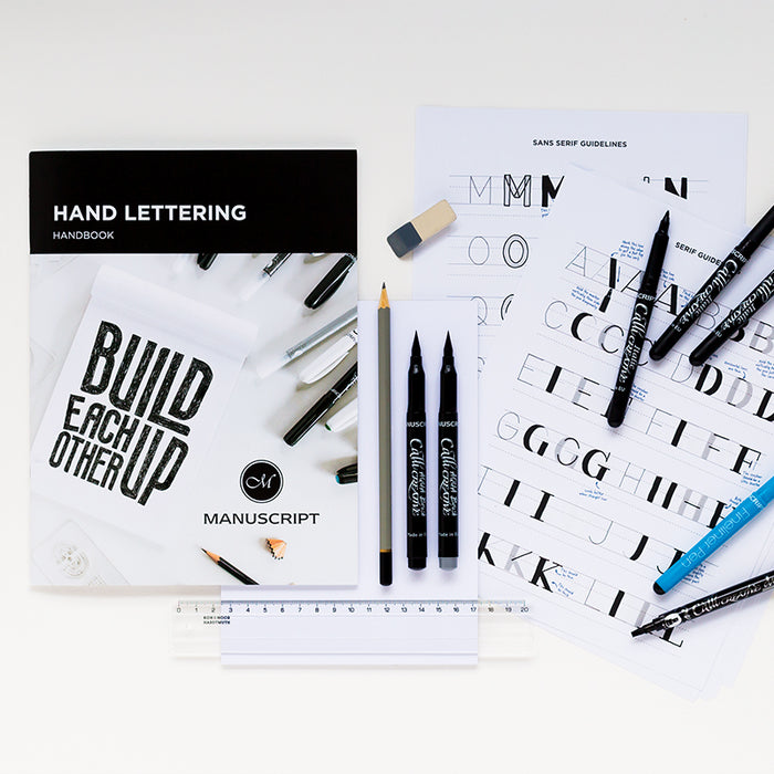 Manuscript Class Teach Yourself Hand Lettering Kit - ArtStore Online