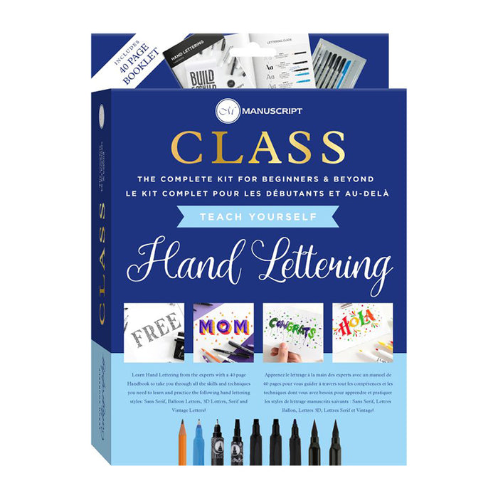 Manuscript Class Teach Yourself Hand Lettering Kit - ArtStore Online