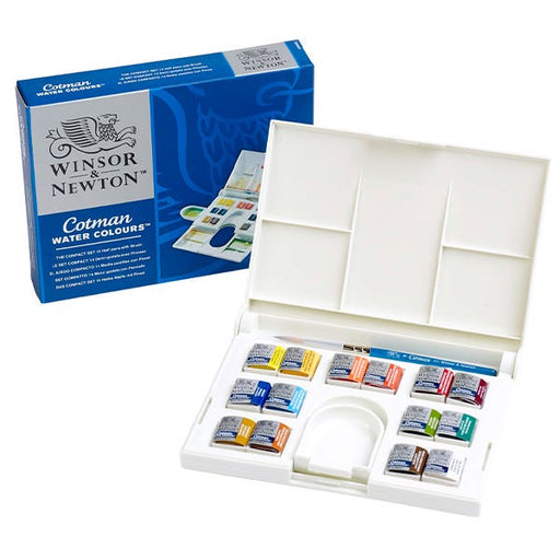 Winsor & Newton Cotman Watercolour Half Pan Compact Set - ArtStore Online