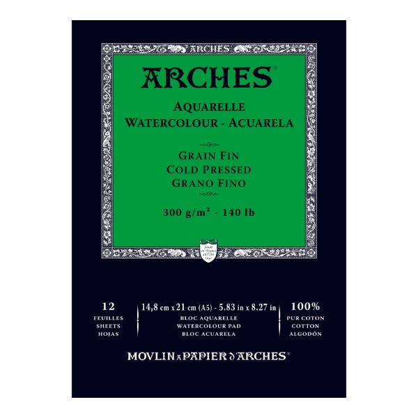Arches Watercolour Pads 300gsm - ArtStore Online