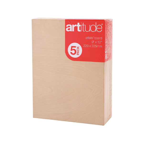 Artitude Artists' Wooden Thin Edge Boards - ArtStore Online