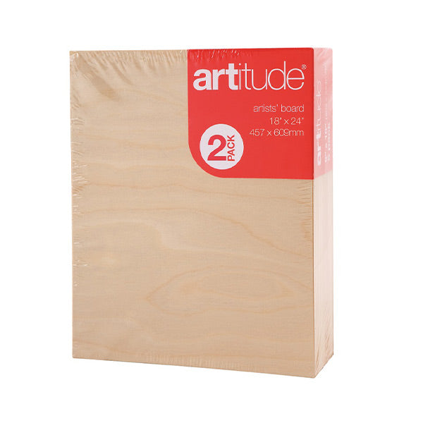 Artitude Artists' Wooden Thin Edge Boards - ArtStore Online