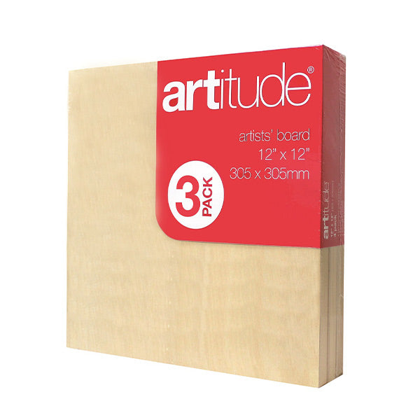 Artitude Artists' Wooden Thick Edge Boards - ArtStore Online