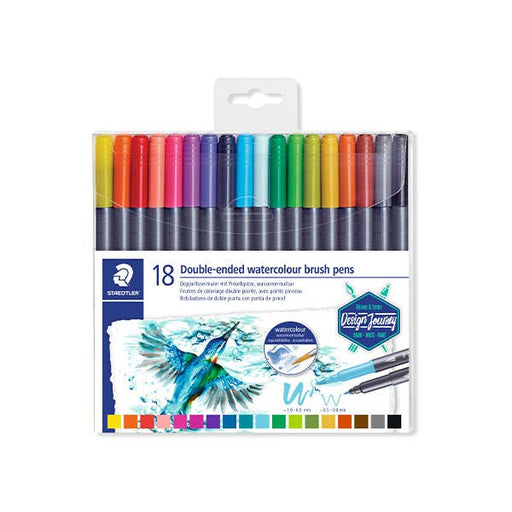 STAEDTLER Double-Ended Watercolour Brush Pen Sets - ArtStore Online