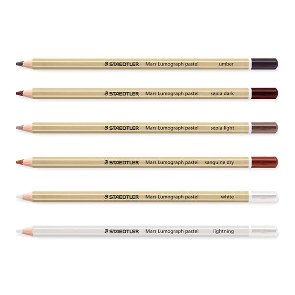 STAEDTLER Mars Lumograph Pastel Pencil Set - ArtStore Online