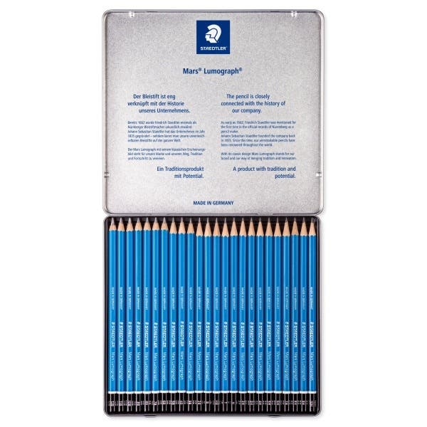 STAEDTLER Mars Lumograph Pencil Set 24 - ArtStore Online