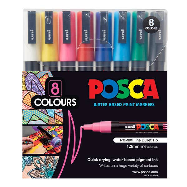 Posca Marker Fine (PC-3M) Set ArtStore Online