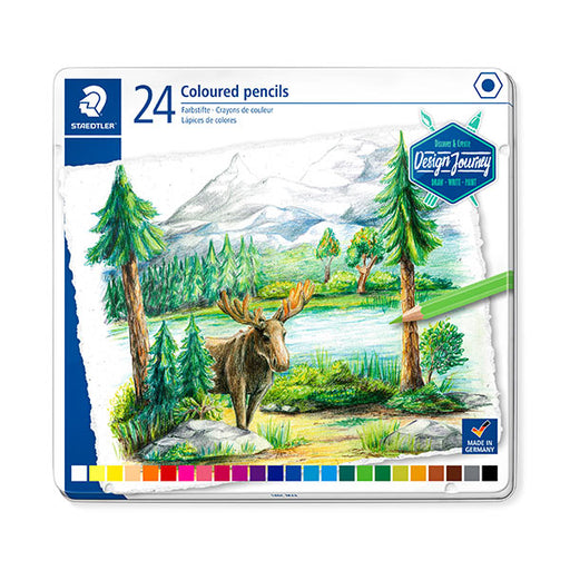 STAEDTLER Colour Pencil Tin 24 - ArtStore Online