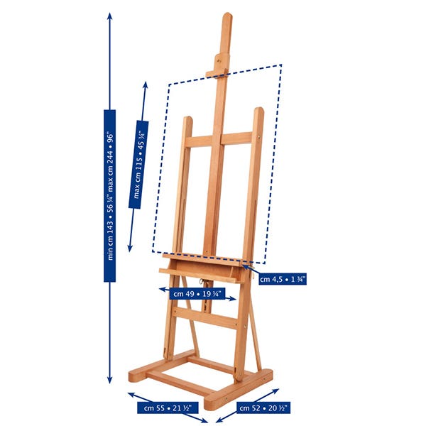 Mabef M09 Basic Studio Easel - ArtStore Online