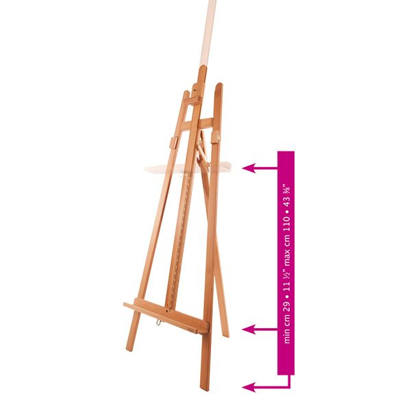 M12 Mabef A Frame Wooden Lyre Easel - Display easel - ArtStore Online