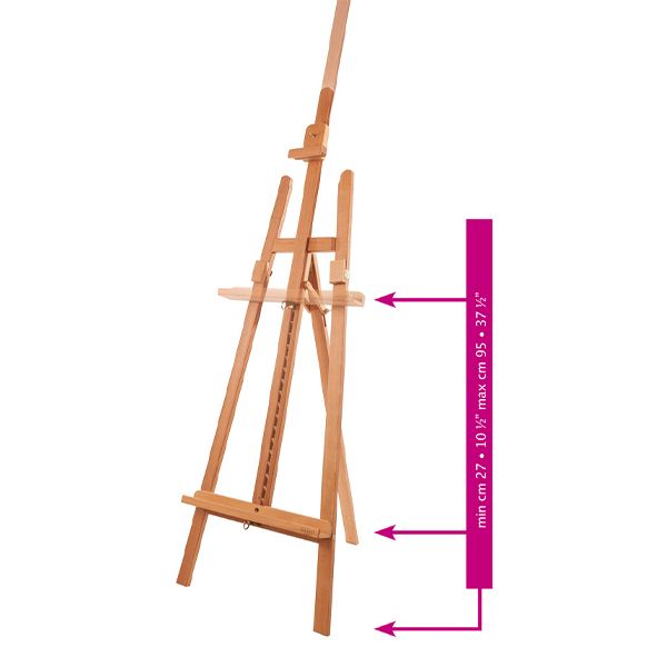 M13 Mabef Wooden Basic Lyre Easel - ArtStore Online
