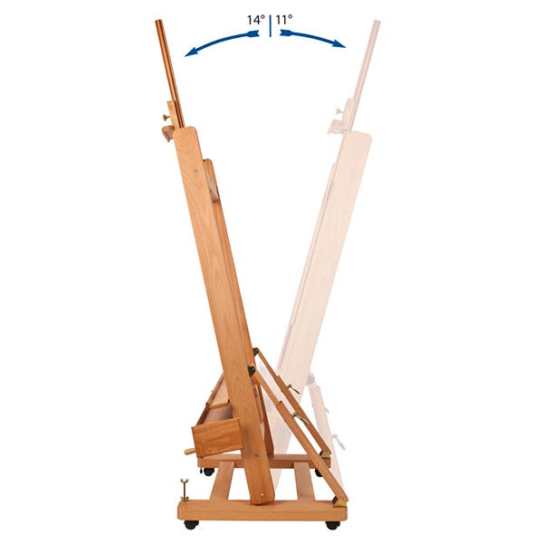 Mabef M04 Cranked Studio Easel - ArtStore Online