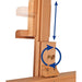 Mabef M04 Cranked Studio Easel - ArtStore Online