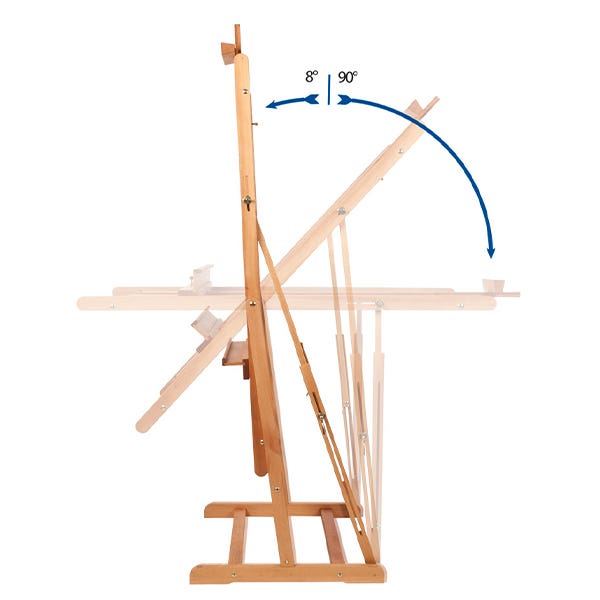 Mabef M08 Convertible Studio Easel - ArtStore Online