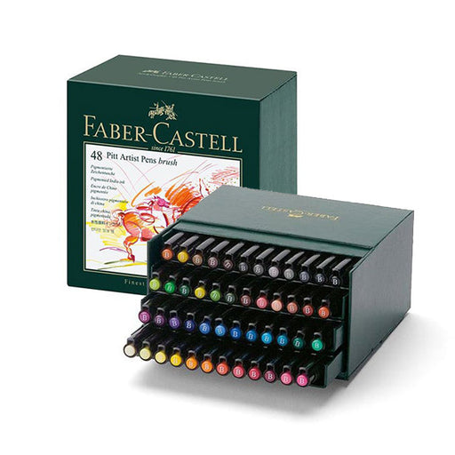 Faber-Castell Pitt Artist Brush Pen Studio Box 48 - ArtStore Online