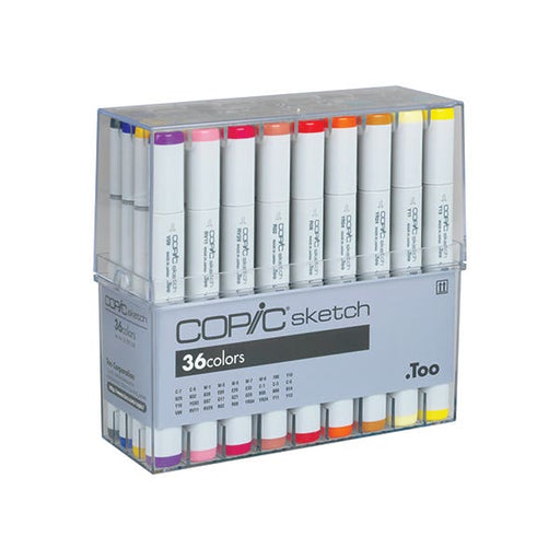 Copic Sketch Marker Assorted Colour Set 36 - ArtStore Online