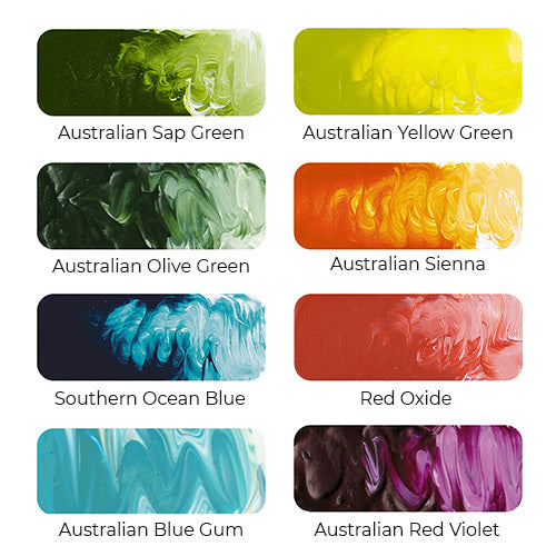 Matisse Structure 75ml Australian Colours Set Of 10 - ArtStore Online