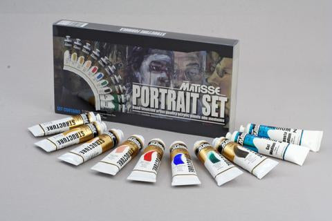 Matisse Structure 75ml Portrait Set Of 10 - ArtStore Online