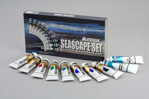 Matisse Structure 75ml Seascape Set Of 10 - ArtStore Online