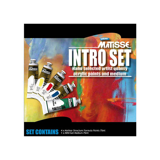 Matisse Structure 75ml Intro Set Of 5 - ArtStore Online