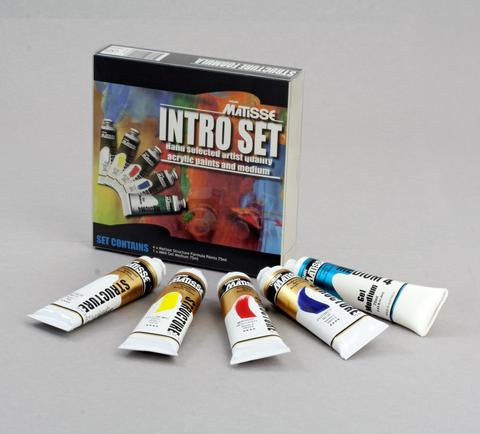 Matisse Structure 75ml Intro Set Of 5 - ArtStore Online