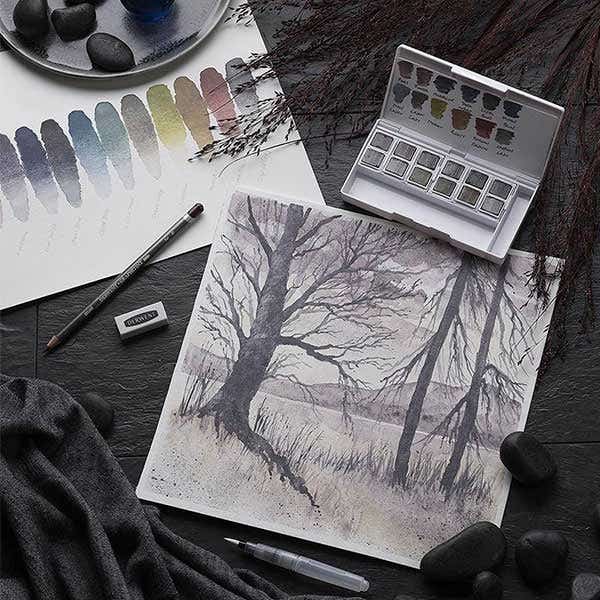 Derwent Graphitint Paint Pan Set - ArtStore Online