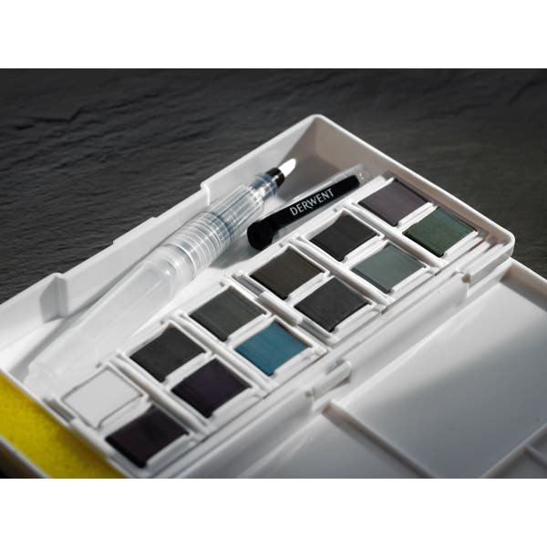Derwent Tinted Charcoal Paint Pan Set - ArtStore Online