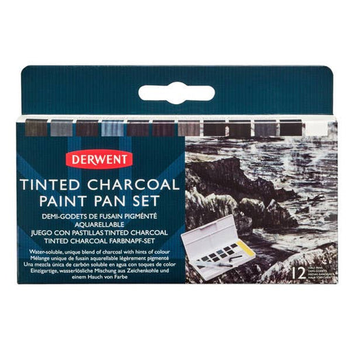 Derwent Tinted Charcoal Paint Pan Set - ArtStore Online