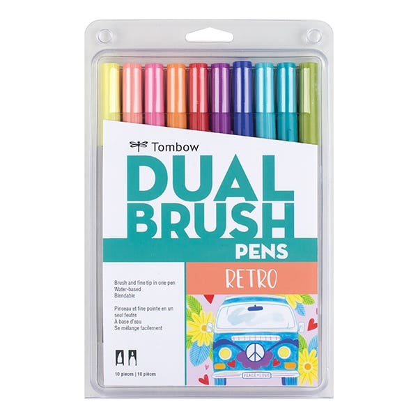 Tombow Dual Brush Pen Sets of 10 - ArtStore Online