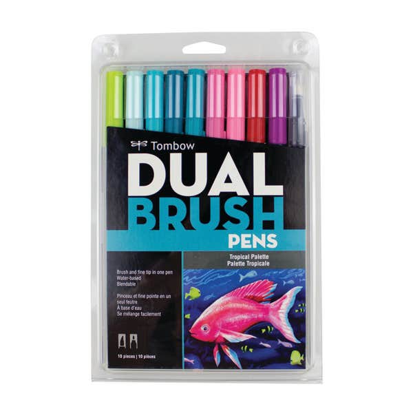 Tombow Dual Brush Pen Sets of 10 - ArtStore Online