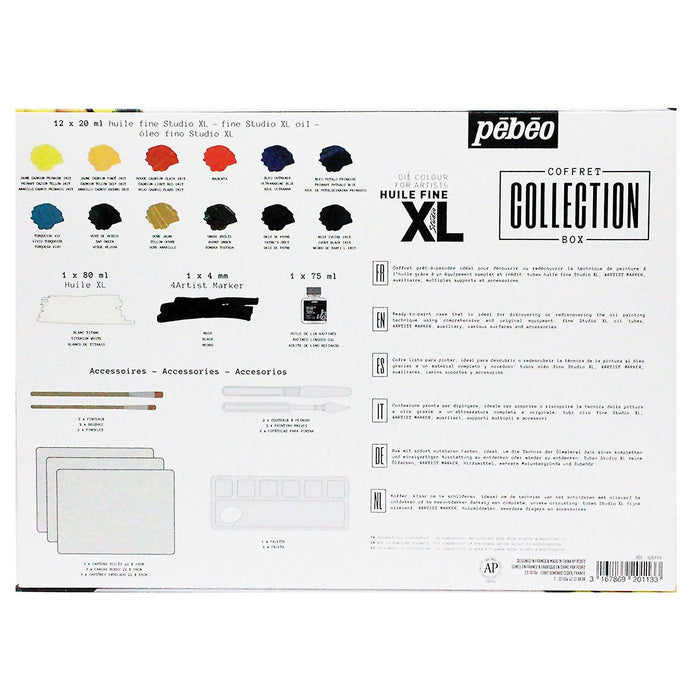 Pebeo Studio XL Huile Fine Oil Collection Box - ArtStore Online
