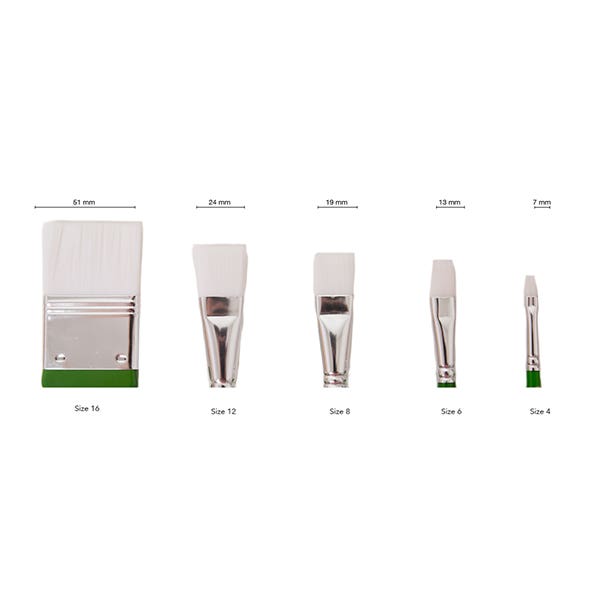 Micador For Artists Achiever Flat Brushes - ArtStore Online