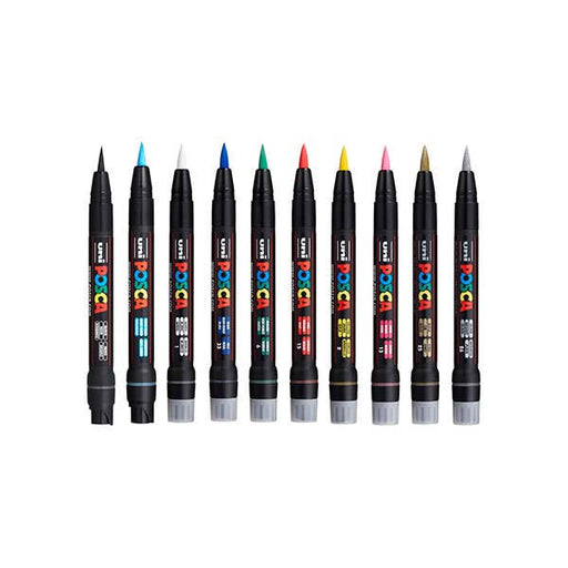 Posca Marker Brush (PCF-350) Set 10 - ArtStore Online