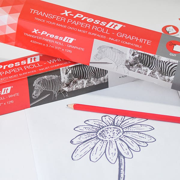 X-Press It Transfer Paper Roll Graphite (43cm x 3.7m) - ArtStore Online